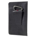 Miniatyrbillede 3 af 4: Vertikal Lynlås Etui - LG - K550 STYLO 2 PLUS - Syntetisk Læder - Sort - Lynlås Lomme Svart jag