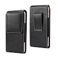 Miniatyrbillede 1 af 4: Etui Housse i Læder med Vertikal Design og Bæltesløjfe til SAMSUNG Galaxy J5 Pro (2019) > Sort Svart jag