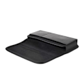 Miniatyrbillede 4 af 4: Metallic Clip Belt Holster Case Horizontal with Textile and Leather Card Holder for LG Q61 (2020) > Black sort