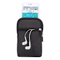 Miniatyrbild 2 av 4: Universal Multipurpose Cover Case Flera blixtlåsförsedda fack och en karbinhake för => MOTOROLA MOTO Z2 PLAY DUAL >