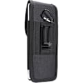 Miniatyrbillede 1 af 4: Etui Housse Belte - Oukitel - WP5 Pro (2020) - Læder Nylon - Sort - Semi-stift sort