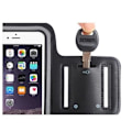 Miniatyrbillede 3 af 4: Armbånd Housse Neopren Vandtæt Justerbar Sport Gym Neopren Armbånd til Xiaomi Redmi Note 9 Pro (2020) > Sort sort