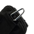 Miniatyrbild 4 av 4: Multi-användningsfodral - DOOGEE - X30L - Nylon - Svart - Fack med karbinhake SVART XL (16,5 X 10 cm)