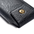 Miniatyrbild 3 av 4: för Infinix Note 30 VIP (2023) Vertikalt läderfodral Bältesklämma med magnetisk stängning - svart