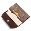 Miniatyrbillede 3 af 4: Mobiltelefon Etui - TP-LINK - Neffos C9s - Brun Læder - Magnetisk Lukning - Chic Design kastanj jag