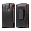 Miniatyrbillede 3 af 4: Housse Clip Belt Rotativ 360 Egte Læderetui til => TECNO PHANTOM 6 PLUS > Sort sort