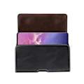 Miniatyrbillede 2 af 4: Etui Housse i Læder Vandret - Alcatel - One Touch Idol 5 - Sort - Bæltesløjfe - Magnetisk Lukning Svart jag