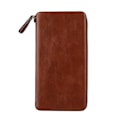 Miniatyrbillede 2 af 4: Étui Housse til Executive Wallet med Magnetisk Fastgørelse og Lynlås til => HTC DESIRE U, T327W > Brun