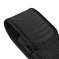 Miniatyrbillede 3 af 4: iPhone 11 etui - DFV mobil - Nylon cover - Sort - Semi-stiv - Med bæltestropper sort