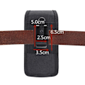 Miniatyrbillede 4 af 4: til KARBONN FRAMES S9 (2018) Lodret bæltekasse Cover Læder Nylon - Sort sort