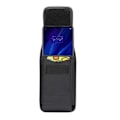 Miniatyrbillede 3 af 4: Etui - HiSense - Infinity H30 Lite (2019) - Læder og Nylon - Bæltepung - Sort sort