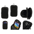 Miniatyrbild 1 av 4: Multifunktionell Fodral - NOKIA - 215 - Nylon - Svart - Universell - Fack SVART XL (16,5 X 10 cm)