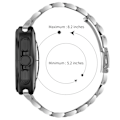 Miniatyrbilde 3 av 4: Urremme i rustfritt stål for Samsung Galaxy Watch 7 Ultra 47MM Sølv + Gull