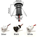 Miniatyrbillede 5 af 5: REMAKE Sorte 9 stk. Mini 12v 1w LED Loft Indbyggede Spotlights IP65, 3000k (120, Varmt Hvidt).