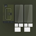 Pikkukuva 5 / 5: REMAKE HOFI Galaxy S24 2-PAK Näytönsuojakalvo Pro+ Täyspeitto Musta