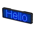 Miniatyrbilde 2 av 5: Bluetooth LED Digital Navneskilt Merke DIY Programmerbar Rullende Meldingstavle UK Blå