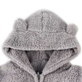 Miniatyrbilde 5 av 5: Jumpsuit for kvinner, koselig vinter-onesie, koselige pysjamas for kvinner grå L
