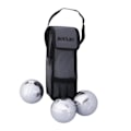 Pikkukuva 5 / 5: Kolmen pallon Jeu de Boules -petankkipussi Yläaukko Koko: 23 x 8,5 x 5 cm