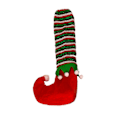 Miniatyrbild 4 av 5: Randiga Tomtefotssockor 4-pack Julstolsbensöverdrag Bordstolsbensöverdrag Julmöbler Bensockor Semestergolvskydd Grön