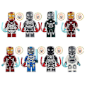 Miniatyrbillede 3 af 5: 40 stk Avengers Minifigurer Byggeklodser Legetøj Actionfigurer Sæt