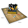 Miniatyrbilde 3 av 5: Farsdagskort Pop Up, 3D Farsdagshilsenkort, Pop Up