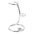 Miniatyrbilde 4 av 5: Universal Stativ for Barberskost - Enkel Metall Sikker og Stativsett for Menn Silver