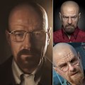 Miniatyrbillede 5 af 5: REMAKE Latex Helmaske til Hele Hovedet Walter White Breaking Bad Halloween Cosplay Maske