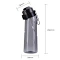 Miniatyrbilde 4 av 5: REMAKE Smaksatt vannflaske med 7 pods Air Water Up Bottle Frost Black 650 ml Air Startup Set Vannkopp for camping sport 0 J