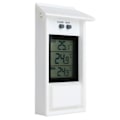 Miniatyrbillede 3 af 5: Digital termometer display max min drivhus have udendørs indendørs væg rum sort