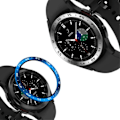 Miniatyrbillede 3 af 4: Beskyttelsesring til bezel Galaxy Watch4 Classic 46mm - Sort/Hvid