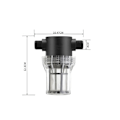 Miniatyrbillede 3 af 4: Høj flow mesh filter - 1/2\" han-stik vandfilter 100 Mesh