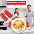 Pikkukuva 3 / 4: 6 kpl Silikoninen kuumakattilan kahvanpidin Kuumakattilan kahvan suojukset Silikoninen kattilanpidin Anti-liukastuva kattilankahva
