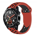 Miniatyrbild 3 av 4: Huawei Watch GT armband i silikonstål - Röd / Svart flerfärgad