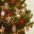 Miniatyrbilde 4 av 5: 12 Pepperkake Juletrepynt, Hengende Julepynt, Høytidsdekorasjoner, Julepynt, Vinter, Nyttårsfestutstyr