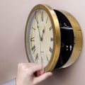 Miniatyrbild 1 av 5: Väggklocka med dold kassaskåp 10\" Väggskåp Väggmonterad klocka Box Klocka-Guld