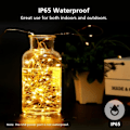 Pikkukuva 3 / 5: Valojuhlat, 20M 200LED USB LED Valojuhlat Jouluvalojuhlat IP65 Vedenkestävä Valojuhlat 8 Tilaa Sisä- / Ulkokoristelu