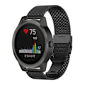 Miniatyrbillede 3 af 5: Garmin VivoActive 3 / Move / Forerunner (20 mm) armbånd Rustfrit stål Sort