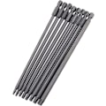 Pikkukuva 1 / 5: 8 kpl 150 mm Extra Pitkä 1/4\" Kuusiokanta T8-T40 Kestävä Teräs Turva Magneettinen Ruuvimeisselin Kärki Sarja Työkalut
