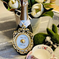 Miniatyrbild 3 av 5: Champagne Dörrknopp, Mini Champagne Knopp, Champagne Tema Dörrklocka, Champagne Väggdekoration, Ornament, Gåva