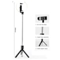 Miniatyrbilde 1 av 5: REMAKE Stativ Selfie Stick / Mobil Stativ Bluetooth med Fjernkontroll Svart
