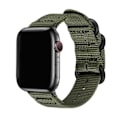 Pikkukuva 3 / 5: SKALO Nato-ranneke Nylon Apple Watch Series 1-3 38mm - Useita värejä Vihreä