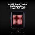 Miniatyrbillede 5 af 5: Smart automatisk baglygte til cykel med lasersensor & 64 LED'er