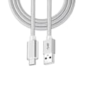 Miniatyrbilde 3 av 3: USB A til Type C 3.2 60W datakabel Sølv L
