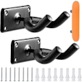 Miniatyrbild 2 av 5: 2-pack skateboard väggfäste, gitarr fyrkantig krok
