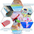 Miniatyrbillede 5 af 5: REMAKE Diamantmaleri Tilbehørspakke, 91 Dele DIY, 5D-
