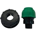 Miniatyrbild 3 av 5: IBC-adapter för Heilwiy rakt rör S60x6 IBC-tankadapter, bevattningsspecialist (26mm)
