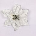 Miniatyrbillede 2 af 5: /#/(Blå) 45 stk. juleblomst dekorationer glitter juleblomst/#/