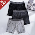 Miniatyrbild 5 av 5: Mäns Bomullsboxershorts Mjuka Andningsbara Underkläder 3-pack XXL
