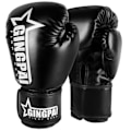 Miniatyrbild 1 av 3: Boxningshandskar för vuxna, PU Kickboxningshandskar, Professionella träningshandskar för kampsport, Svart