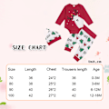 Miniatyrbilde 4 av 5: 2022 Ny Stil Mote Julejenter Langærmet Baby Jumpsuit